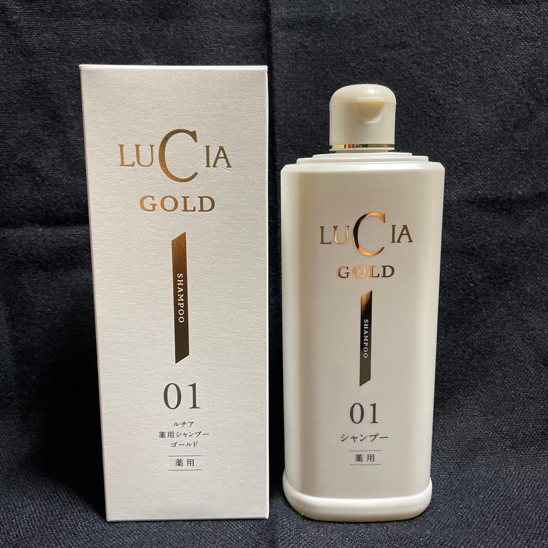 ルチア　薬用シャンプー　ゴールド　01　345ml