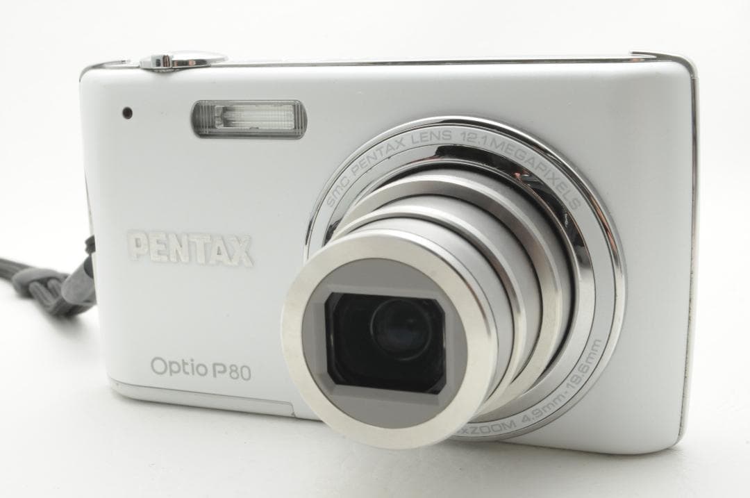 PENTAX ペンタックス Optio P80 ホワイト 充電器付き