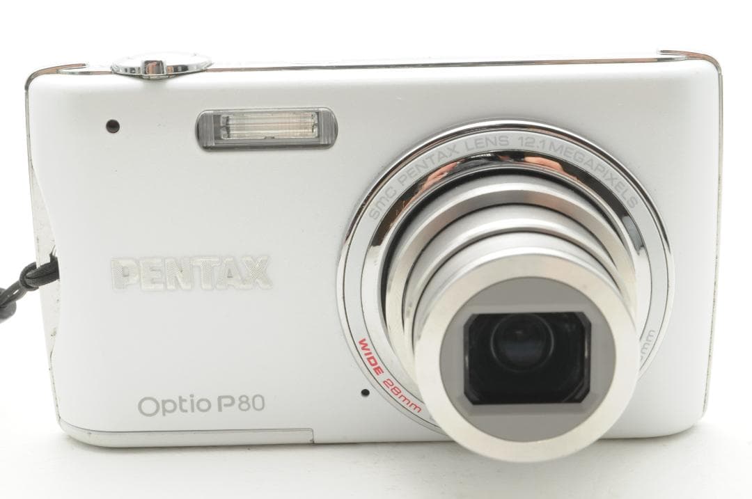 PENTAX ペンタックス Optio P80 ホワイト 充電器付き