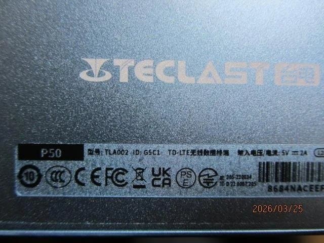 teclast　p50　os:14 　128gb　初期化済み　46-8661