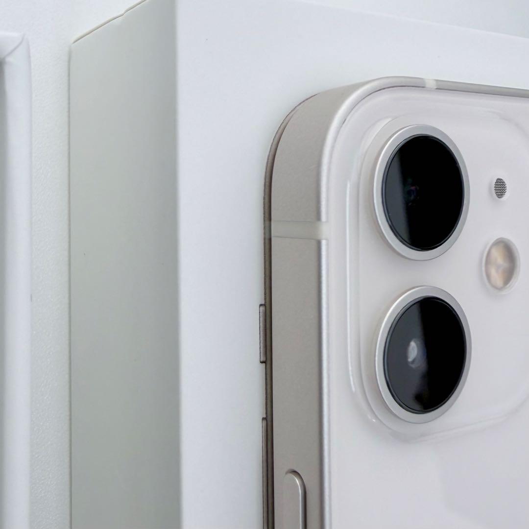 【箱付き】iPhone12 mini 128G ホワイトSIMフリー