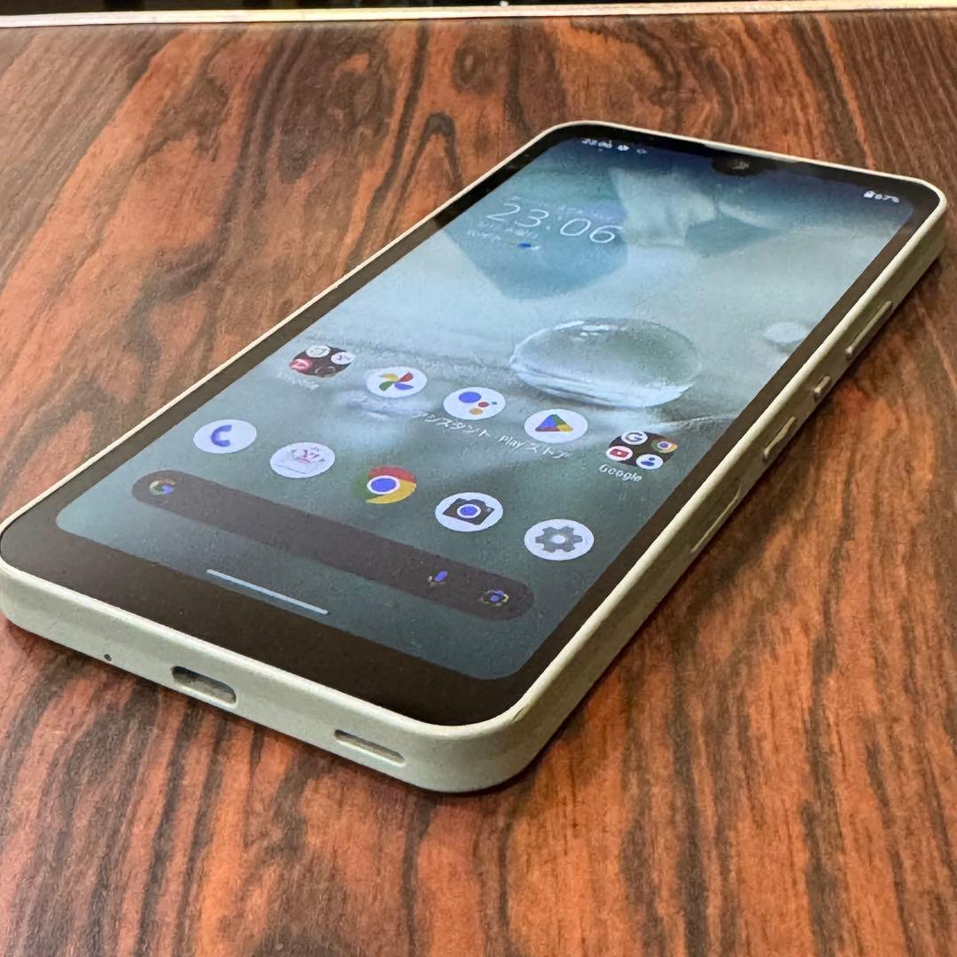 7261 AQUOS スマートフォン 本体 グレー 約6.1インチ