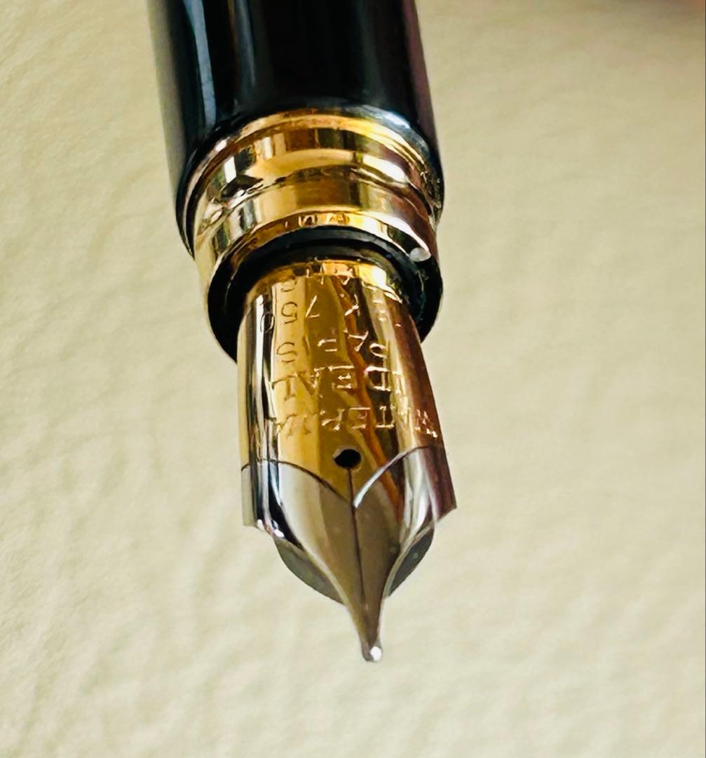 Waterman IDEAL PARIS 万年筆 黒　ペン先18金