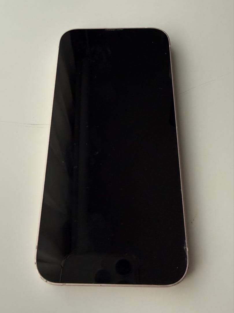 Apple iPhone 13 ピンク 25GB 本体 背面割れ