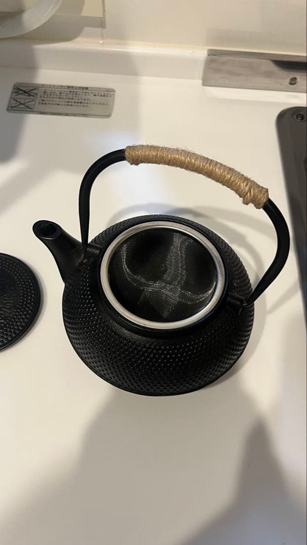 南部鉄器やかん 茶こし付き