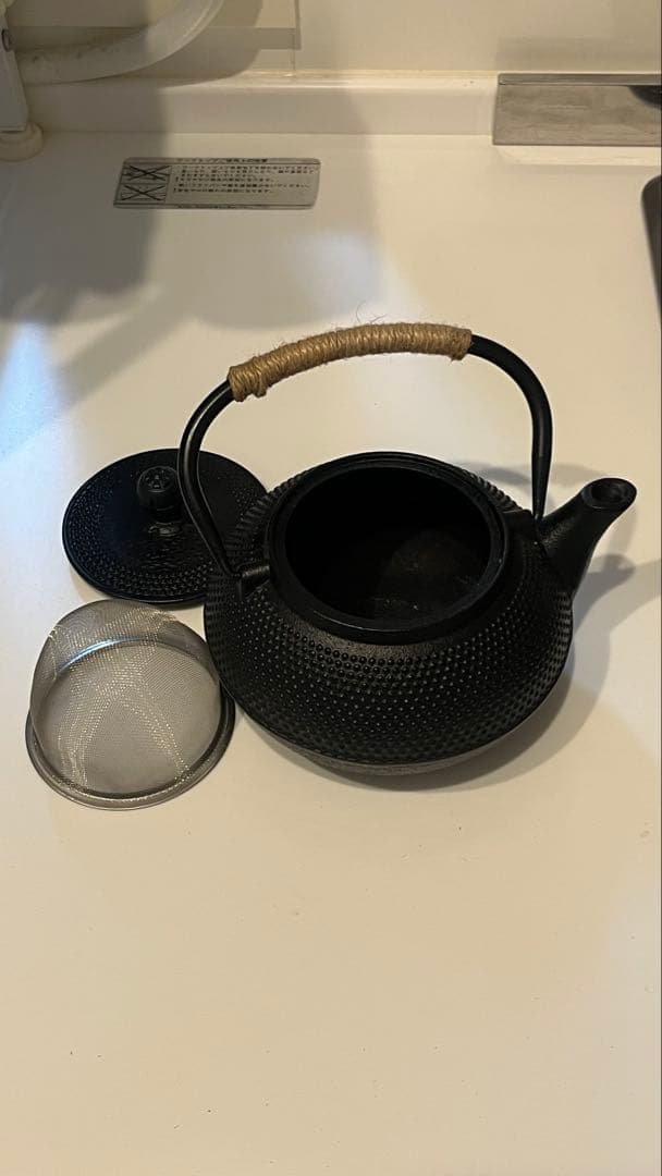 南部鉄器やかん 茶こし付き