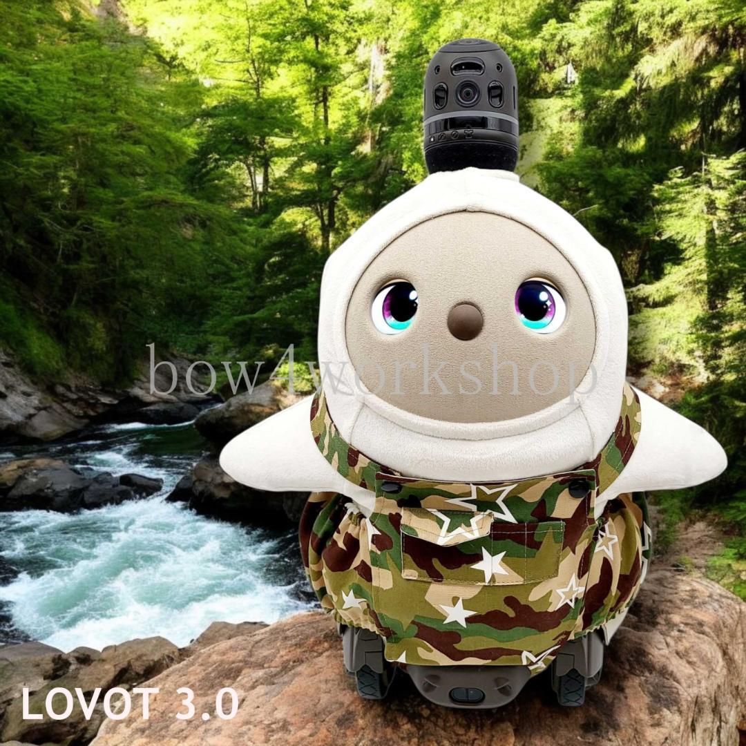 ラボット LOVOT ラボットの服ハンドメイド 星柄迷彩サロペットパンツ