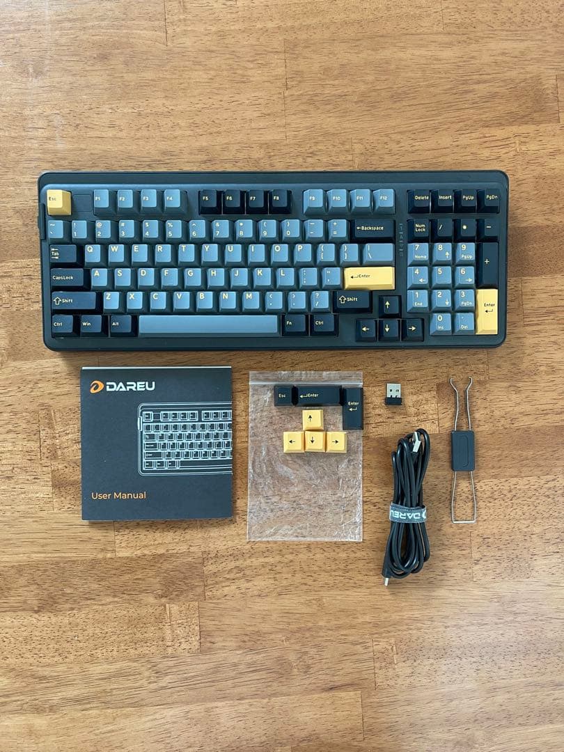 DAREU EK98PRO ゲーミングキーボード 無線 テンキー付き