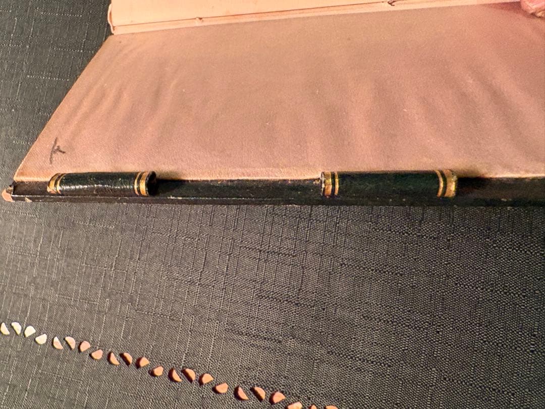アンティーク、プチポワン（Petit Point）の手帳1820-1830頃製作