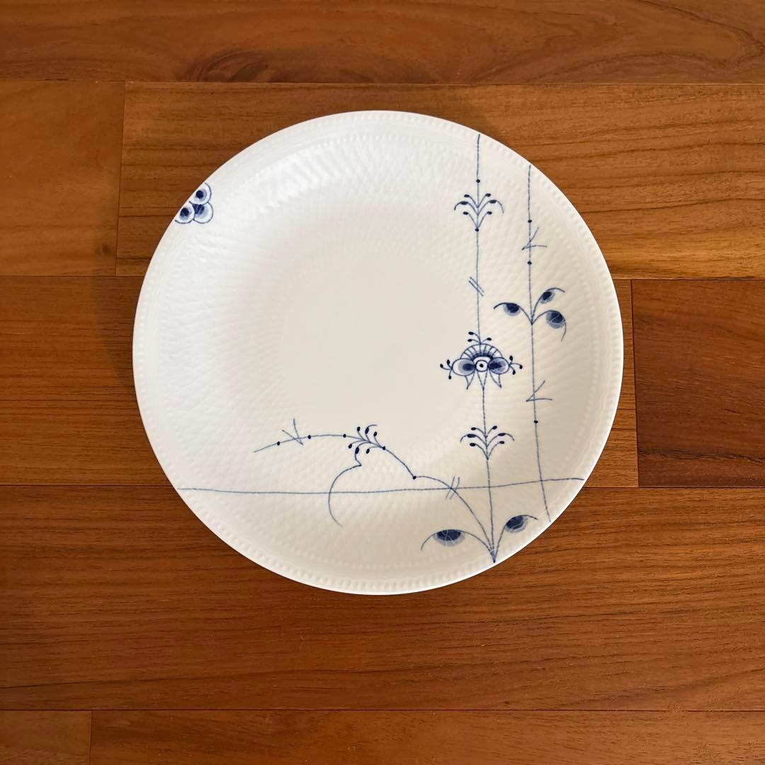皿・プレート   Blue Palmette Plate x 2