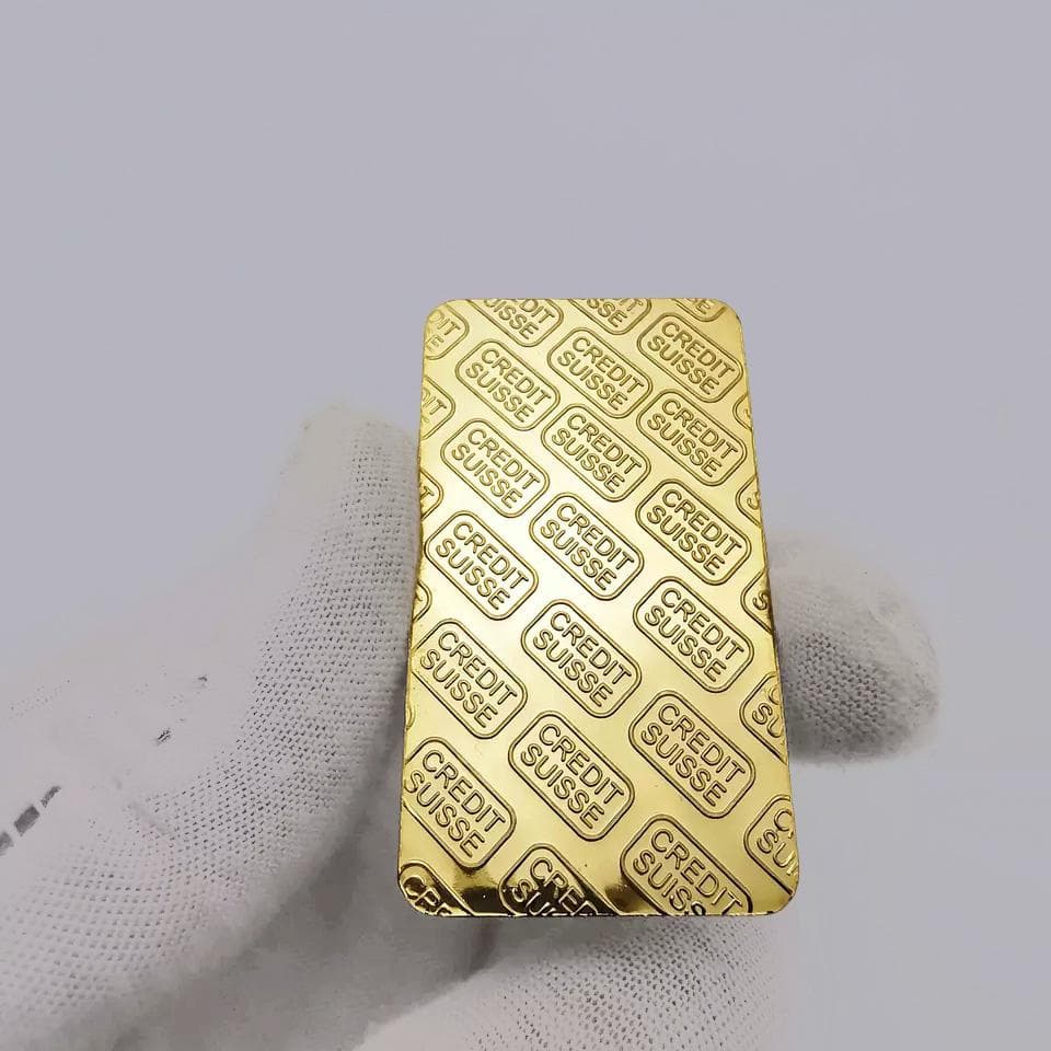 10枚 インゴット【レプリカ】高品質　インテリア　GOLD ※シリアル違い