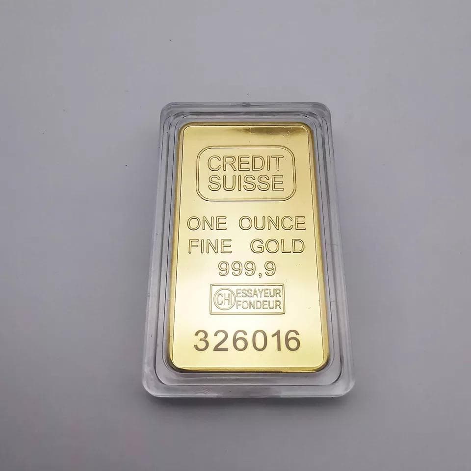 10枚 インゴット【レプリカ】高品質　インテリア　GOLD ※シリアル違い