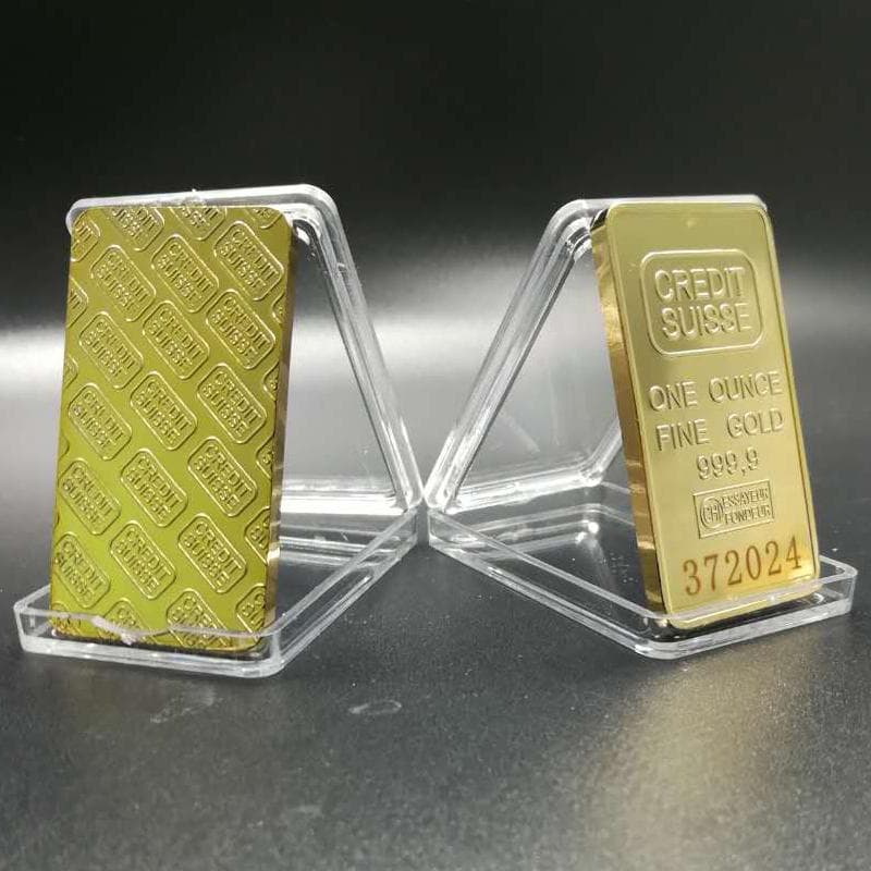10枚 インゴット【レプリカ】高品質　インテリア　GOLD ※シリアル違い