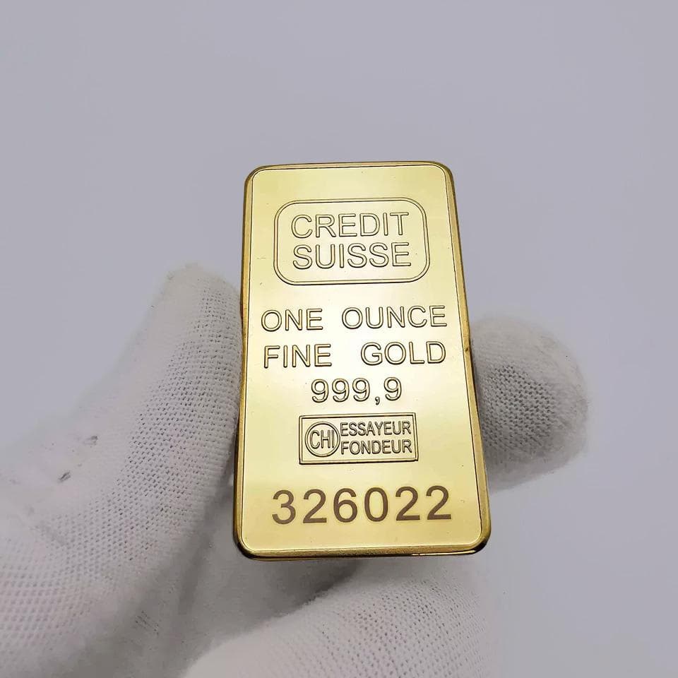 10枚 インゴット【レプリカ】高品質　インテリア　GOLD ※シリアル違い
