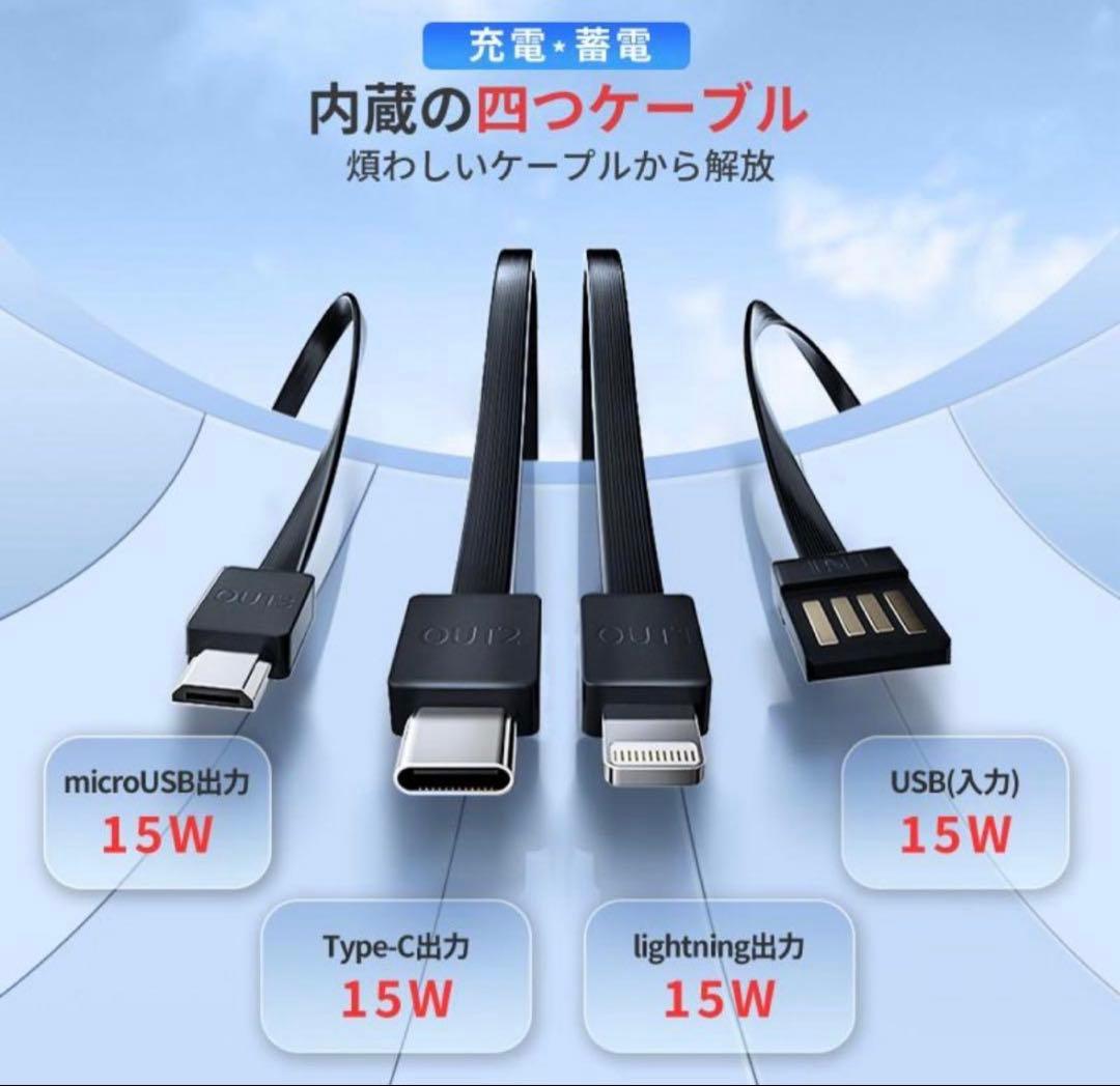 【新品未開封】ソーラーモバイルバッテリー22.5W/PD18W 63200mAh