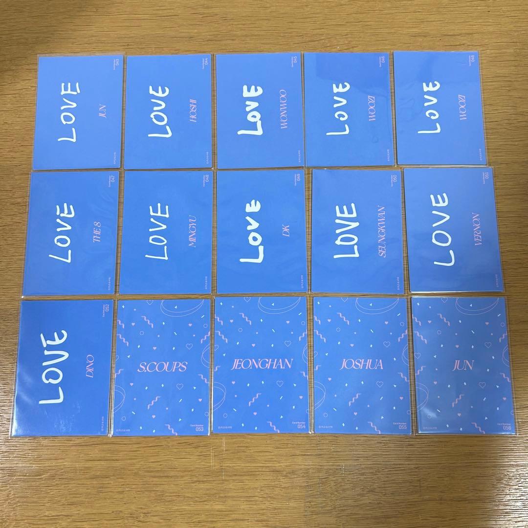 SEVENTEEN セブチ love トレカ セミコンプリート