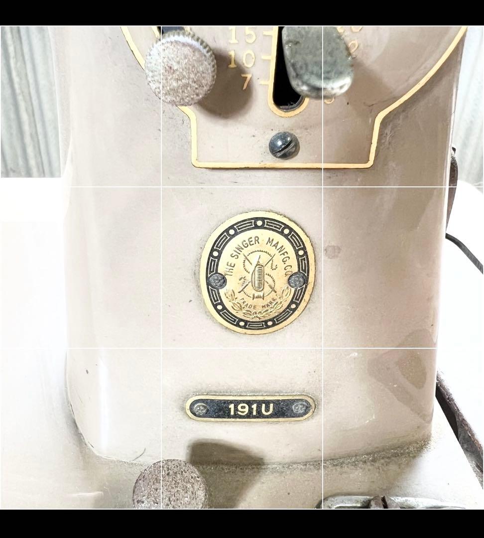 SINGER 足踏みミシン 本体のみ 191U アンティーク ディスプレイ