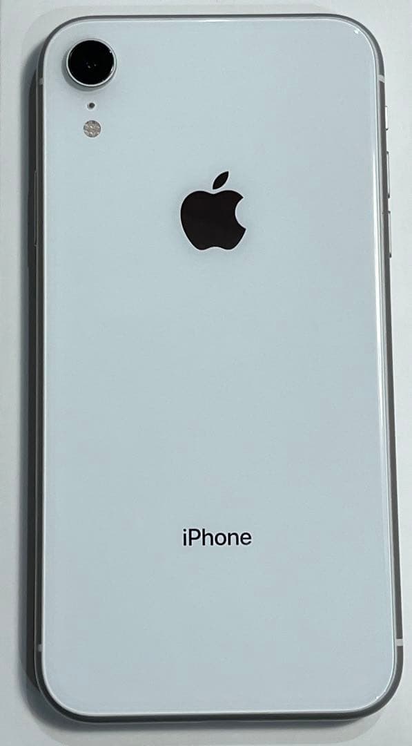 【極美品】 iPhone XR white 64GB 箱あり