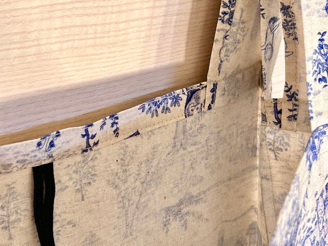 かわいやいちご☆22fabric生地使用☆レジ袋型マイバッグ