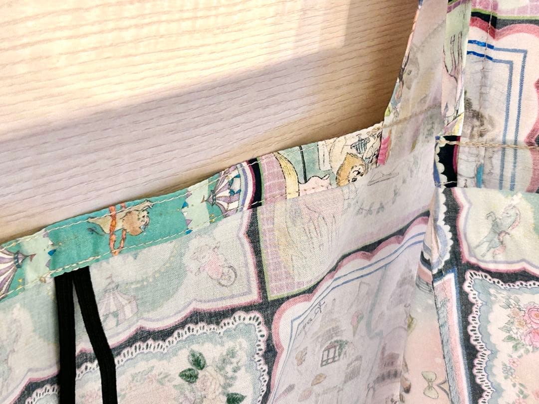 かわいやいちご☆22fabric生地使用☆レジ袋型マイバッグ