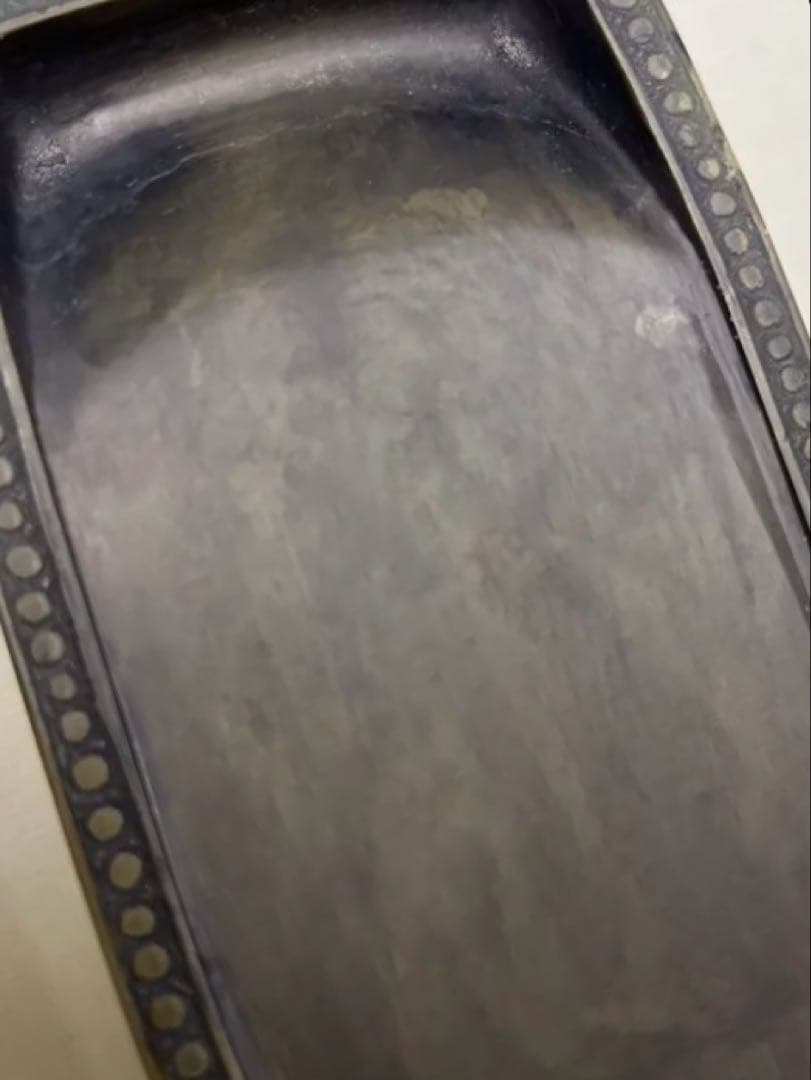 緑端渓 回紋硯
