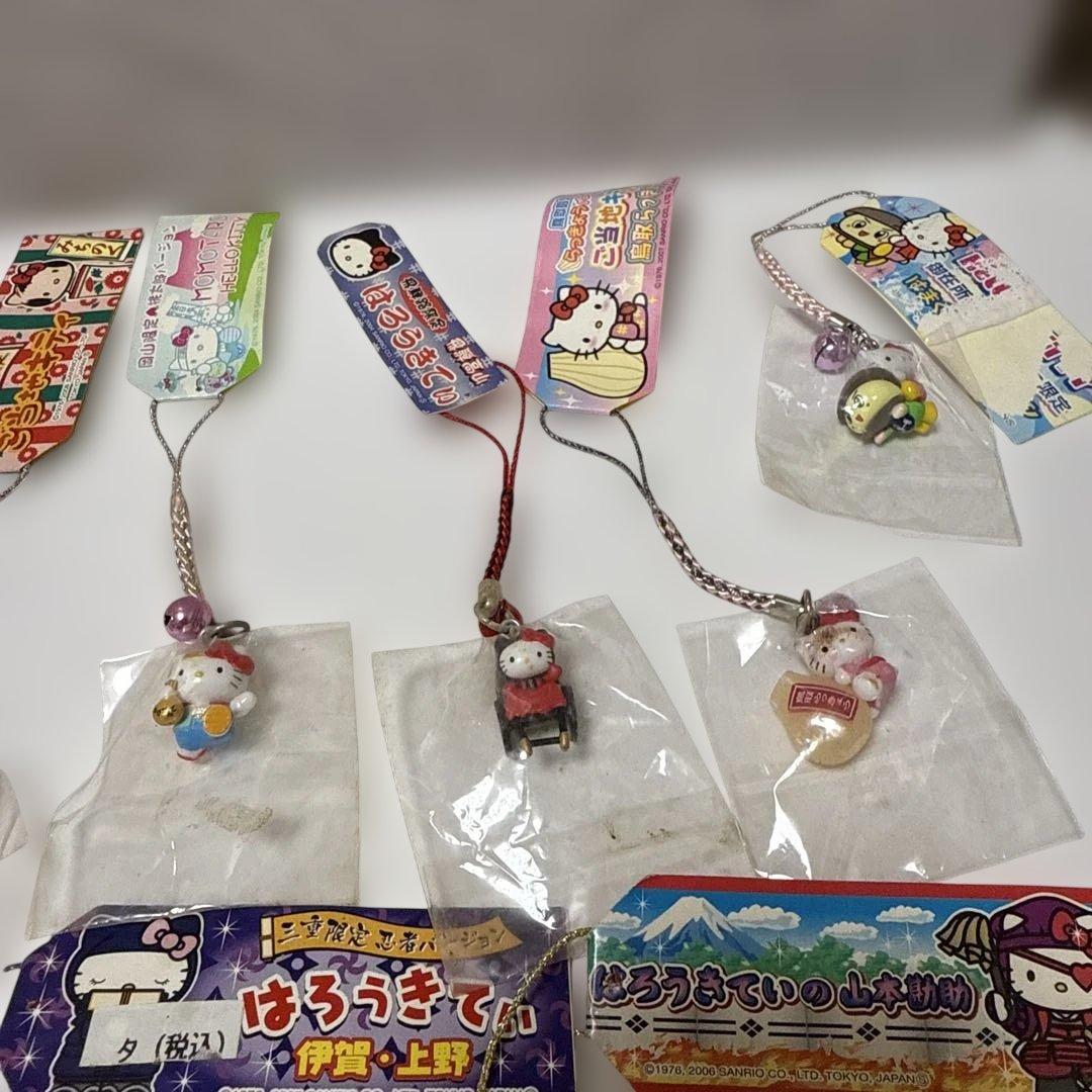 ハローキティ　ご当地　ねつけ　ストラップ　セット　サンリオ