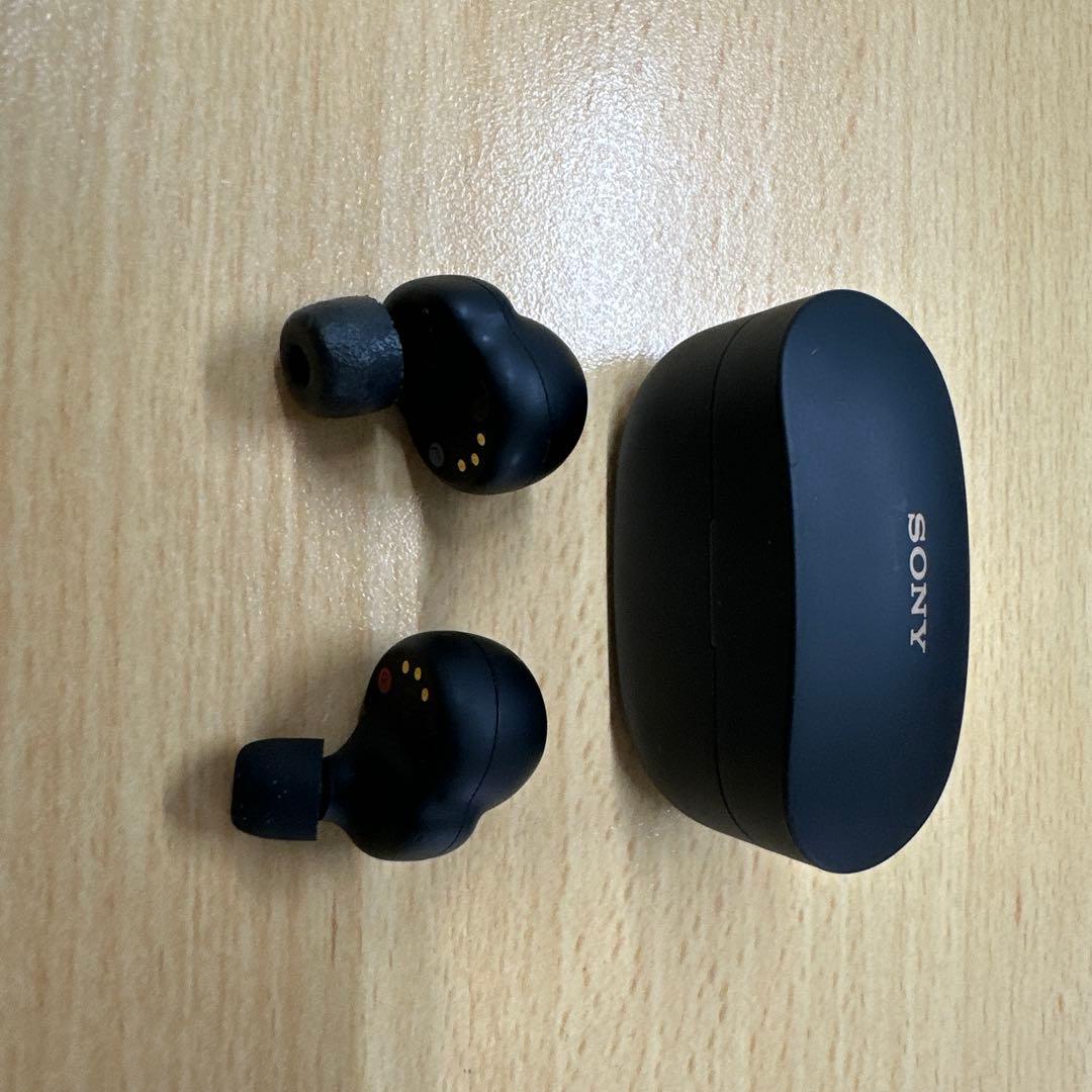 SONY ワイヤレスイヤホン ブラック 充電ケース等付き　WF-1000XM4