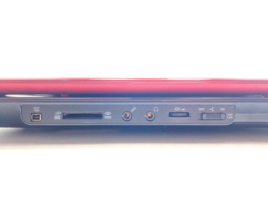 NEC LaVie ノートPC レッド ACアダプター付き