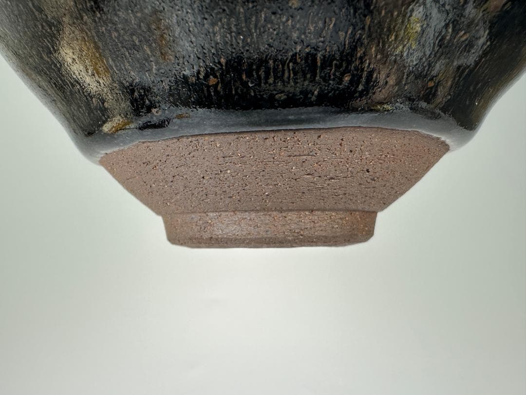 UM19-2 中国美術　建窯　天目茶碗　在銘　作家品　茶碗　茶器
