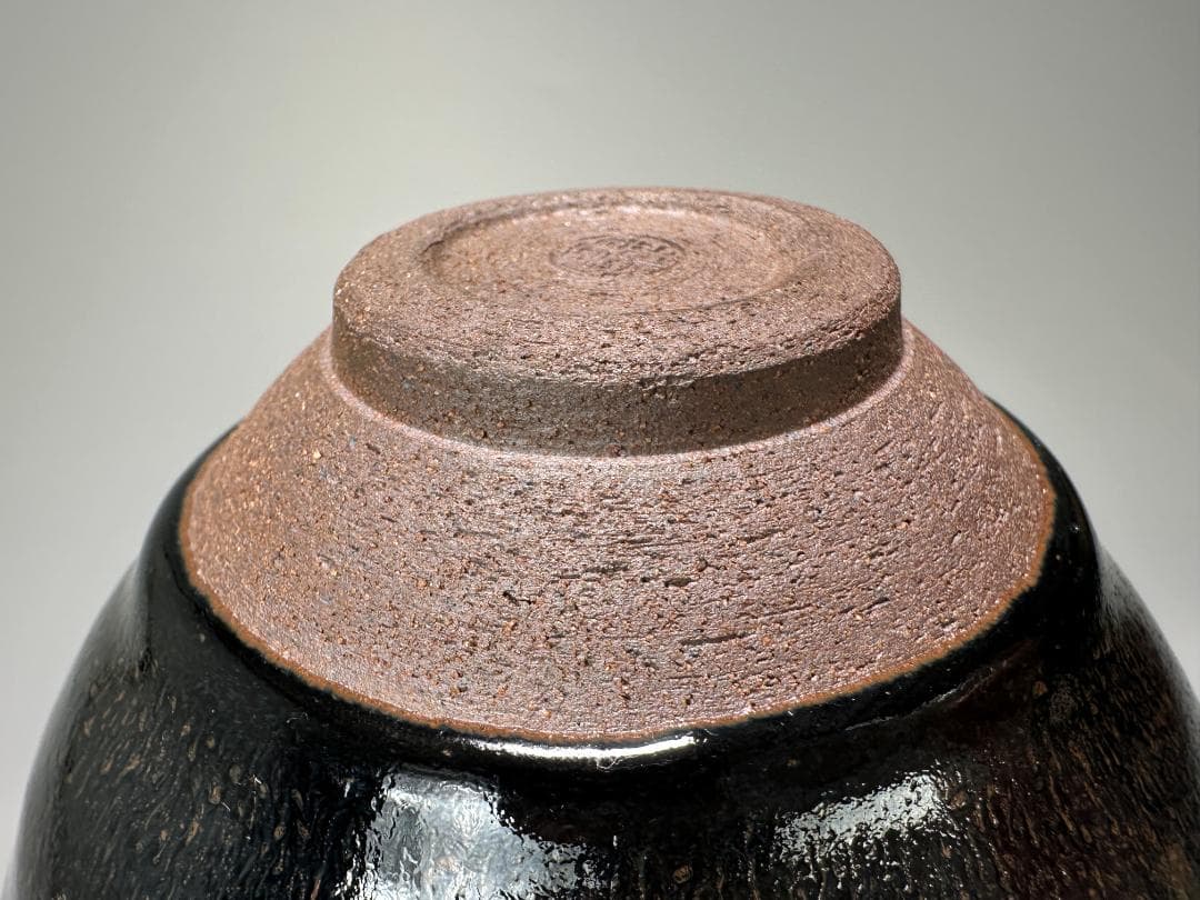 UM19-2 中国美術　建窯　天目茶碗　在銘　作家品　茶碗　茶器