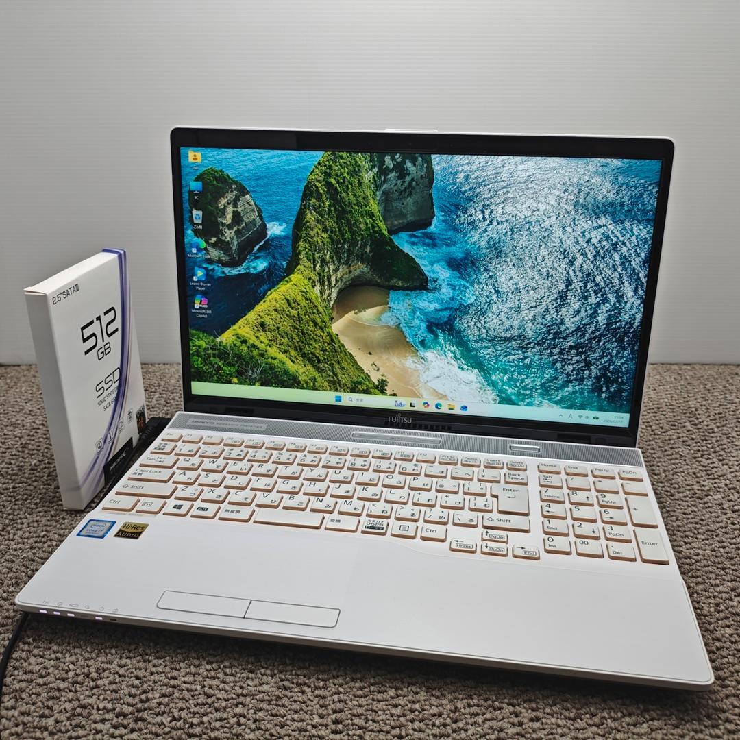 Windows11正式対応✨フルHDハイレゾ対応リカバリ済 富士通ノートパソコン