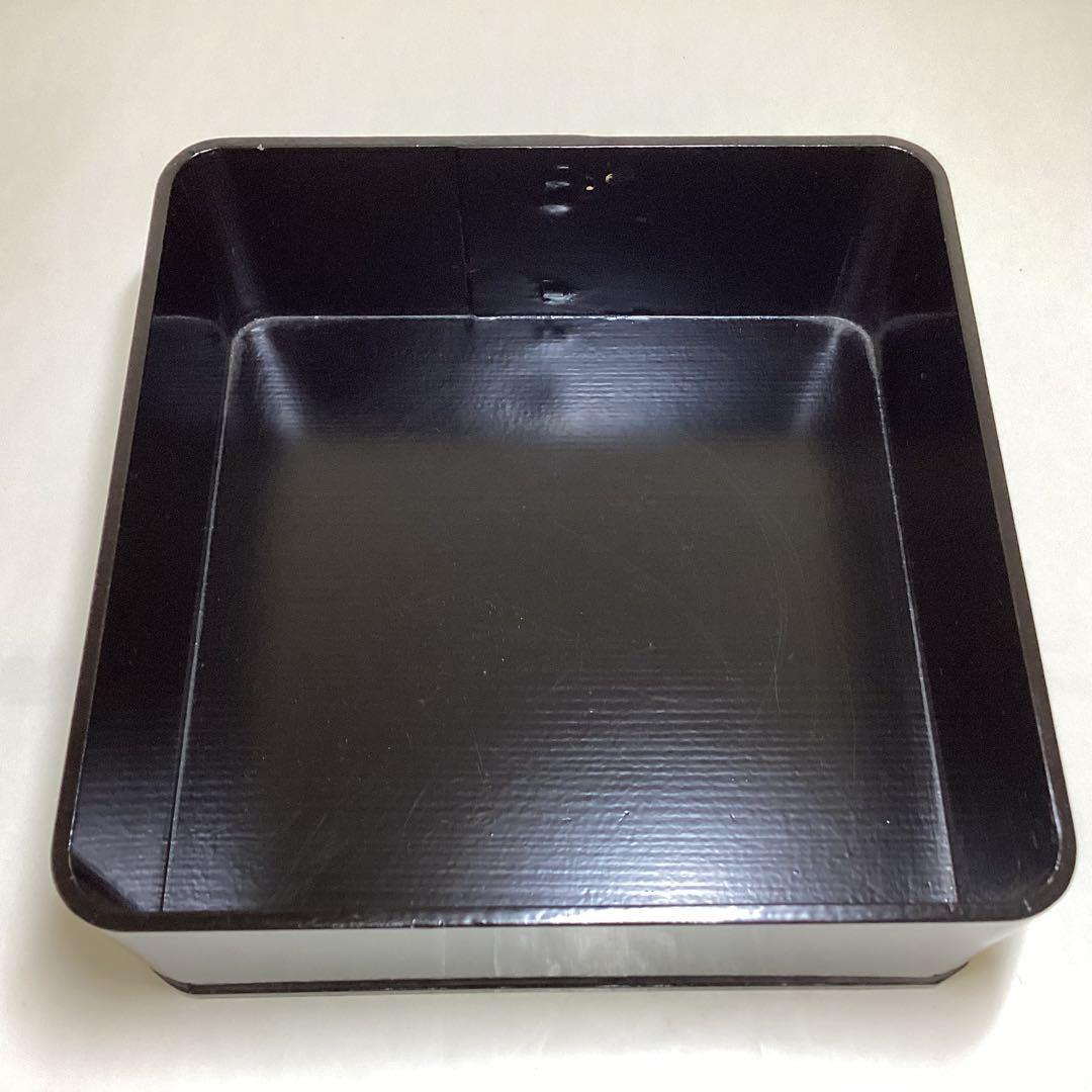 神折敷 小 黒 紙箱入 茶道具 古物品