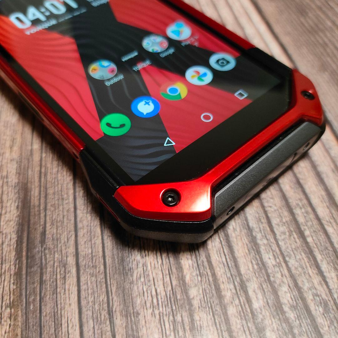 TORQUE 5G KYG01 レッド SIMフリー 超美品