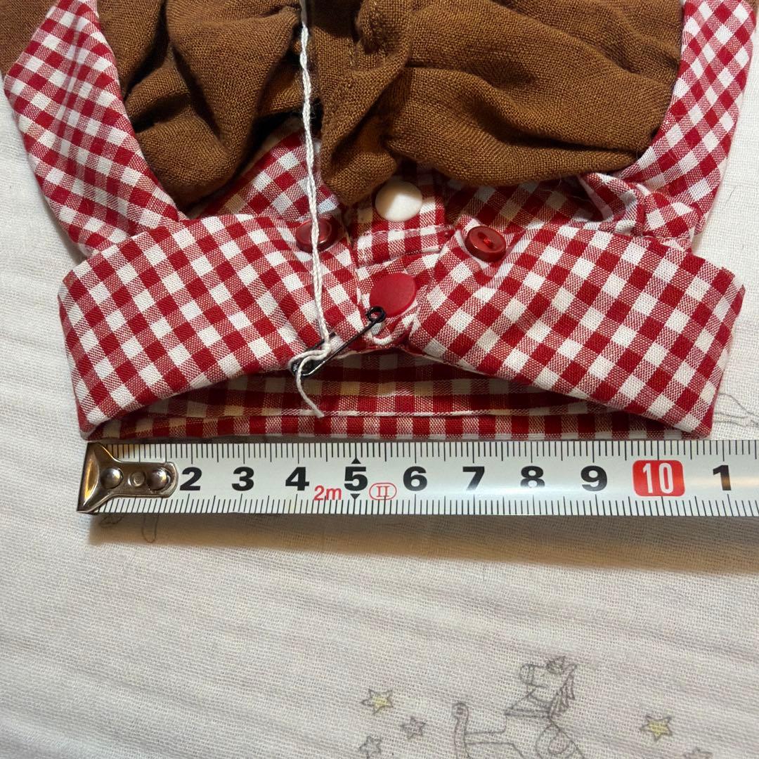 120★新品　denim dream check シャツ
