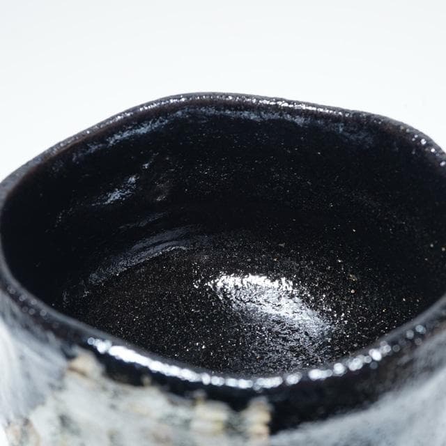 佐々木輝夫　織部写茶碗　共箱　茶道具　楽焼　抹茶碗　虚室