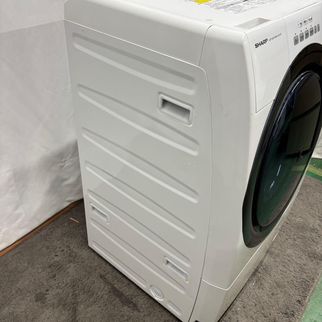 773N　シャープ　ドラム式洗濯機　7キロ　一人暮らし　設置無料　綺麗　安い‼️