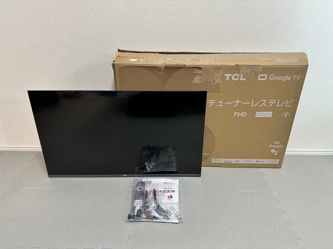 ほぼ未使用 TCL チューナーレステレビ 32S54J 32インチ 2024年製