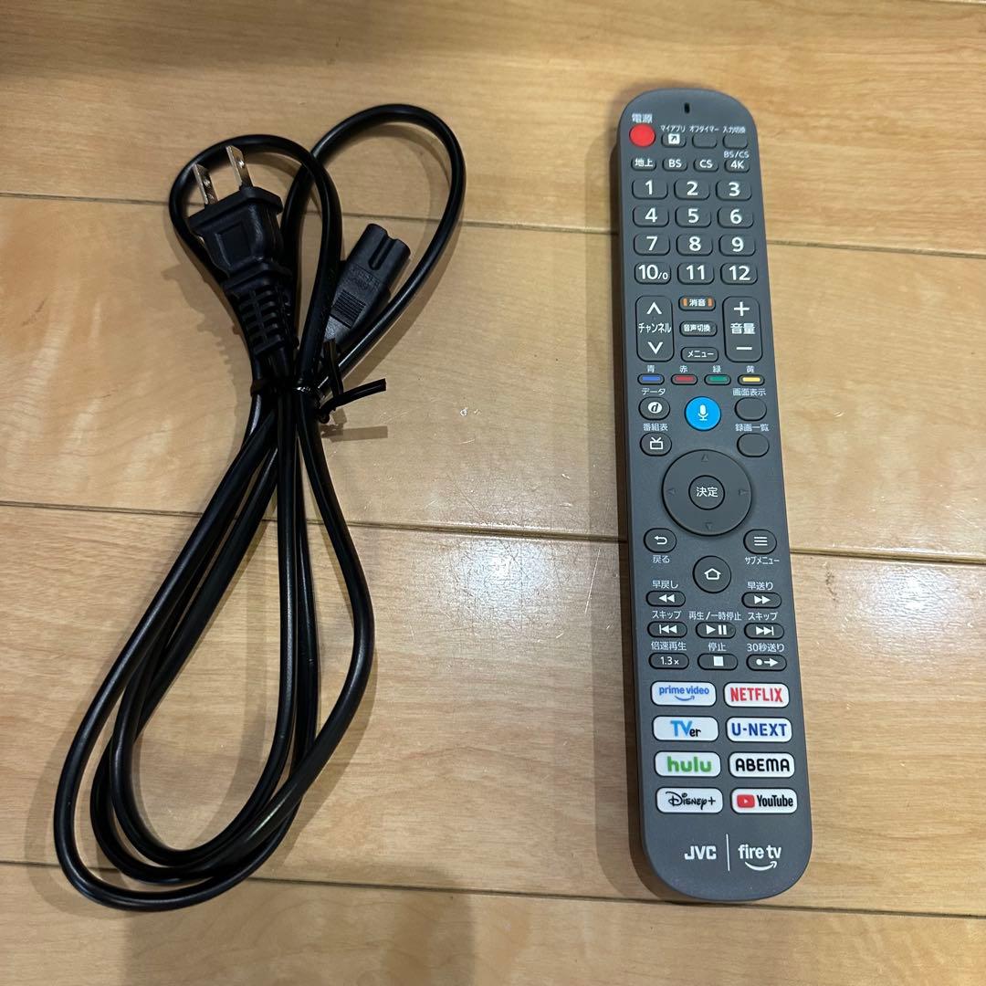 ② JVC 43V型 4K 液晶テレビ JL-43YS10 25年製