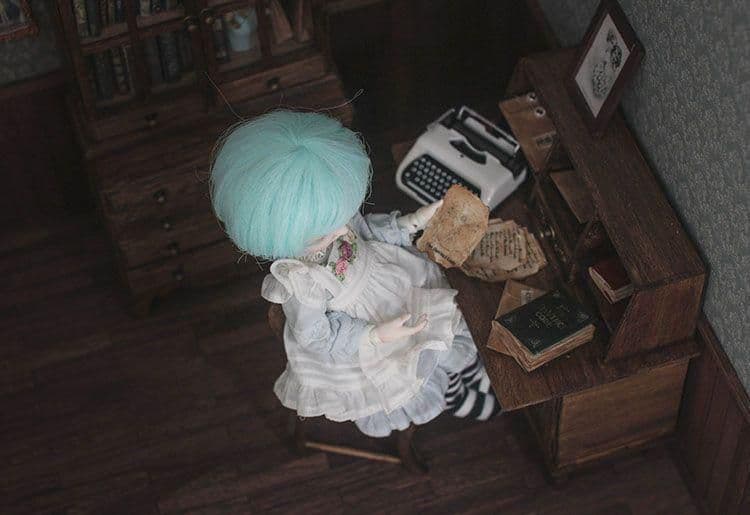 TY53 BJD1/3人形 ドール　用ウィッグ カツラ　耐熱　変色ウィック