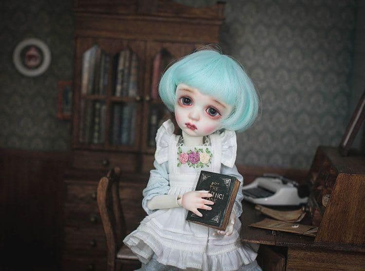 TY53 BJD1/3人形 ドール　用ウィッグ カツラ　耐熱　変色ウィック