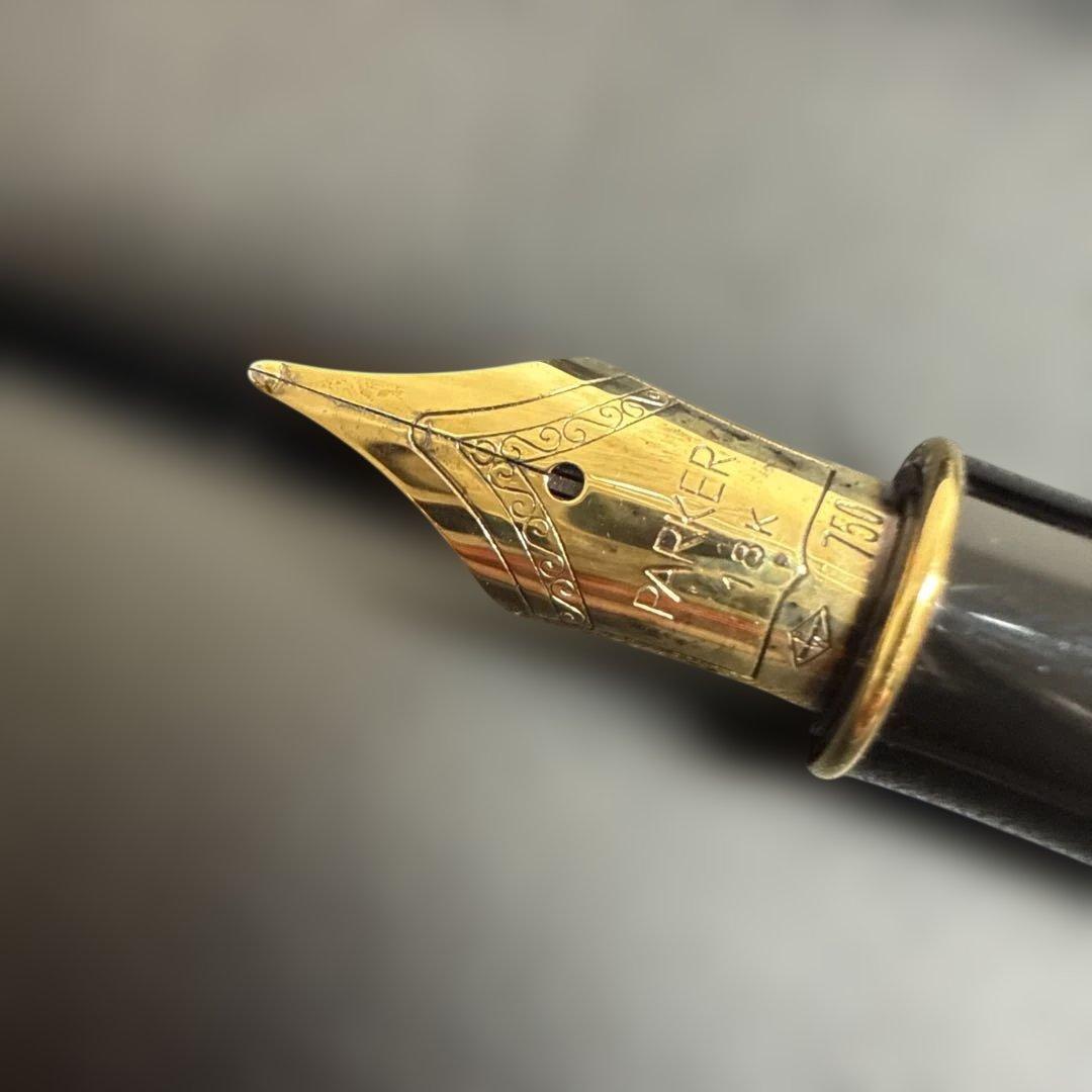 PARKER パーカー 万年筆 ソネット パターンラック グリーン 18K/M