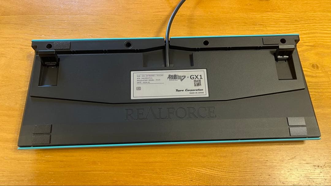 REALFORCE x 初音ミク GX1 45g 中古 キースペーサー付属