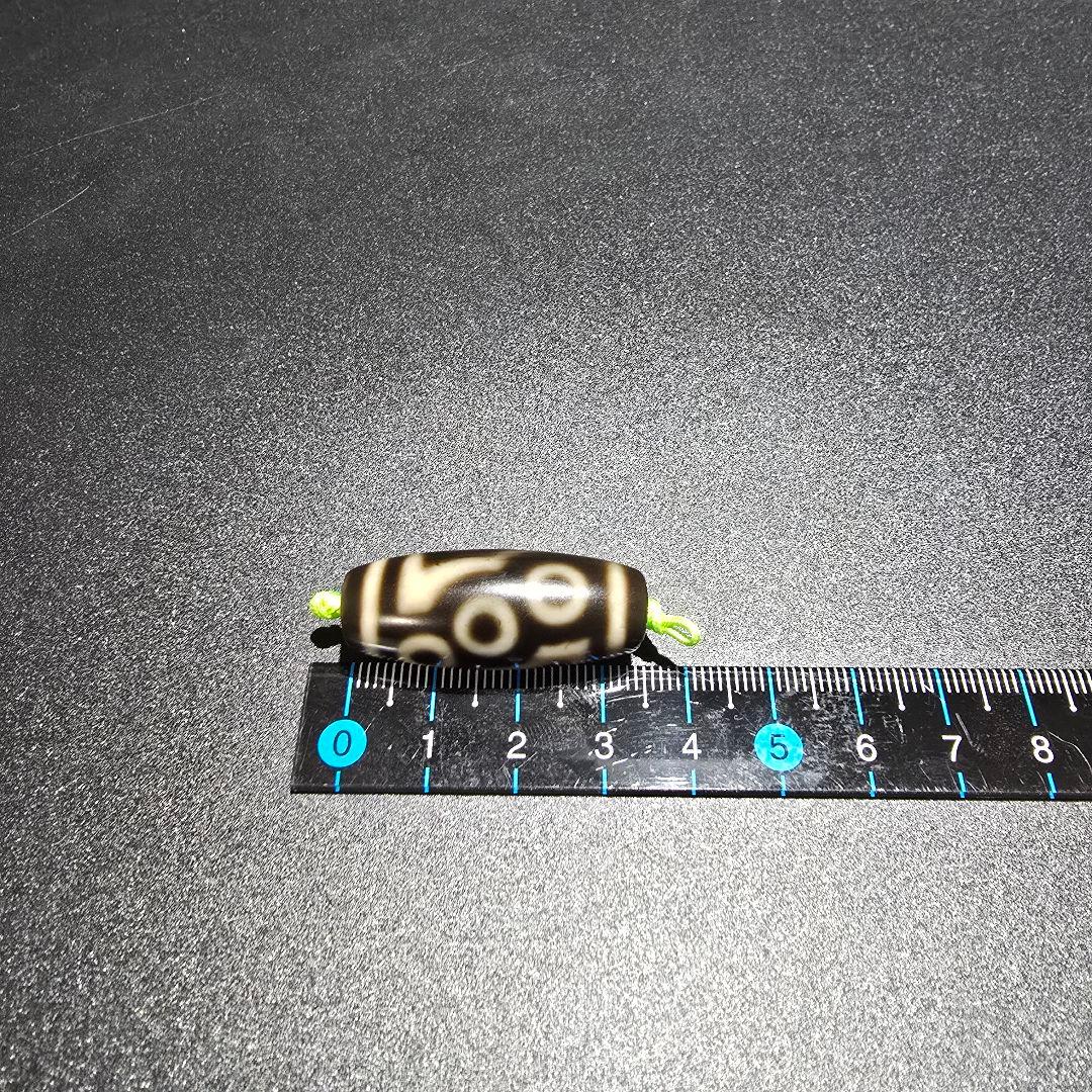 9 老礦天珠　特殊三眼天珠　天珠　天然石　風水　御守り　ブレスレット　ネックレス