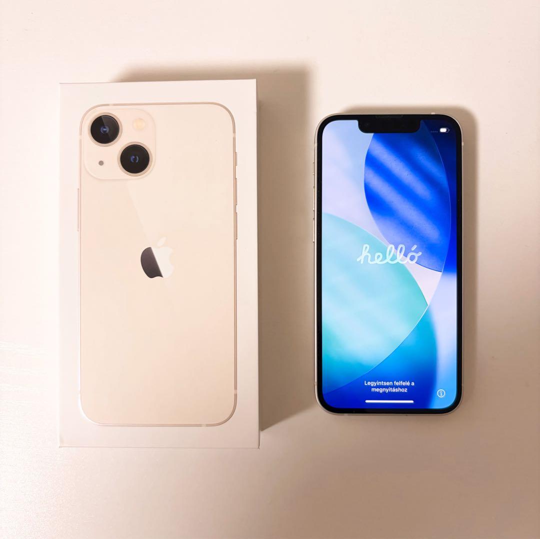 【美品】Apple iPhone 13 mini スターライト 128GB