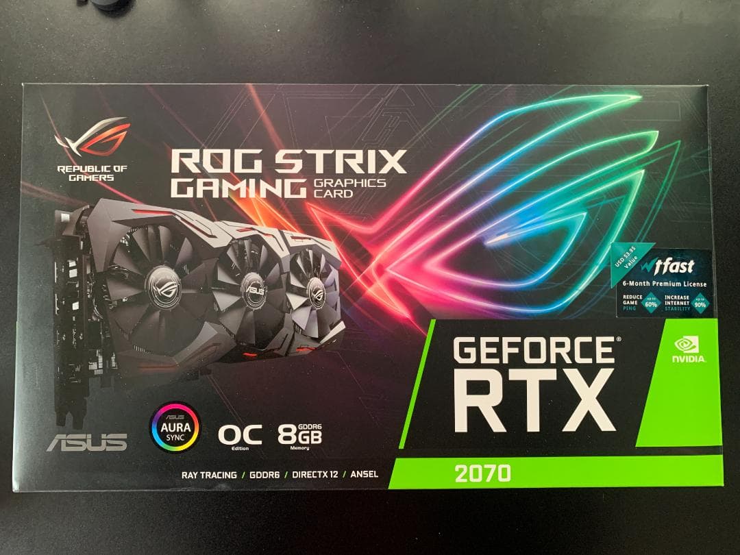 グラフィックボード・グラボ・ビデオカード ASUS ROG Strix GeForce RTX 2070 OC 8GB