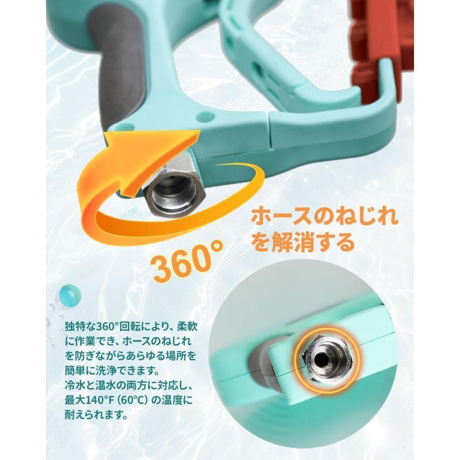 Kareyou真鍮ショートガン5000PSI ケルヒャーノズル エンジン