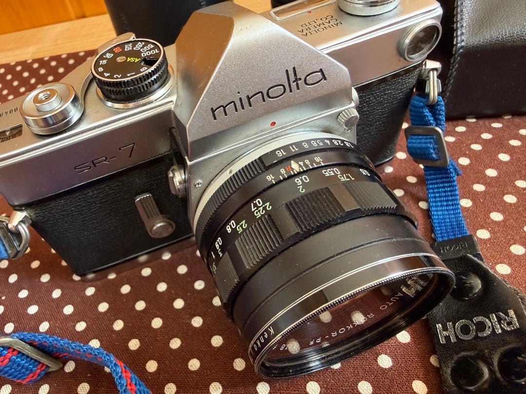 Minolta SR-7 & α7700i フィルムカメラ　望遠レンズ　ジャンク