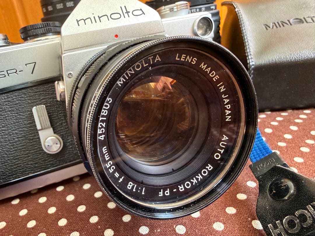Minolta SR-7 & α7700i フィルムカメラ　望遠レンズ　ジャンク