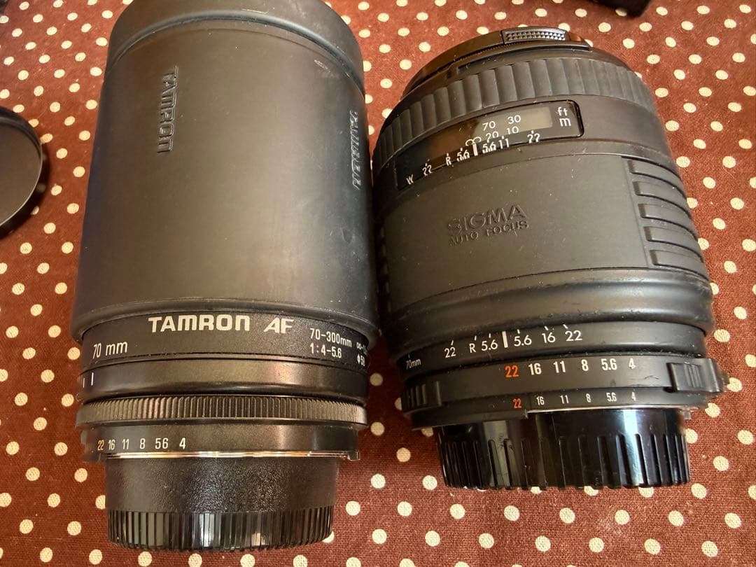 Minolta SR-7 & α7700i フィルムカメラ　望遠レンズ　ジャンク