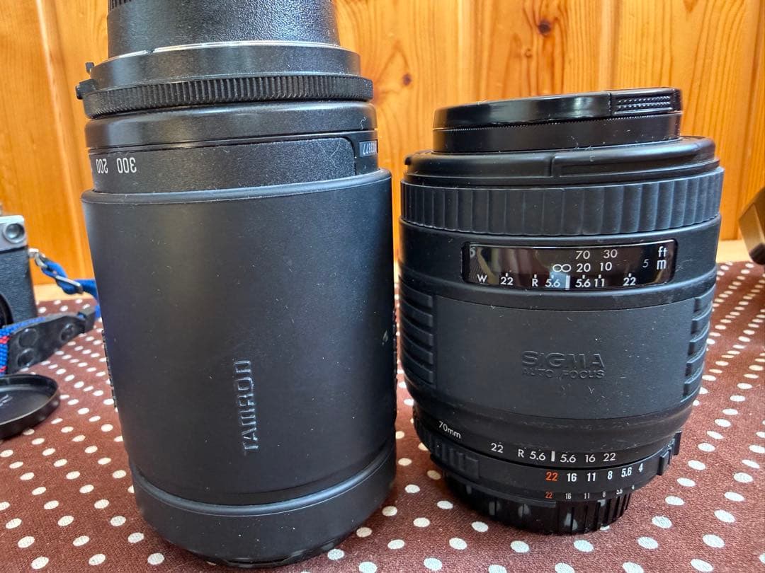 Minolta SR-7 & α7700i フィルムカメラ　望遠レンズ　ジャンク